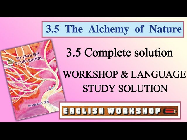 10TH  -  English ( Unit 3.5 )