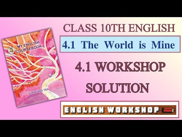 10TH  -  English ( Unit 4.1 )