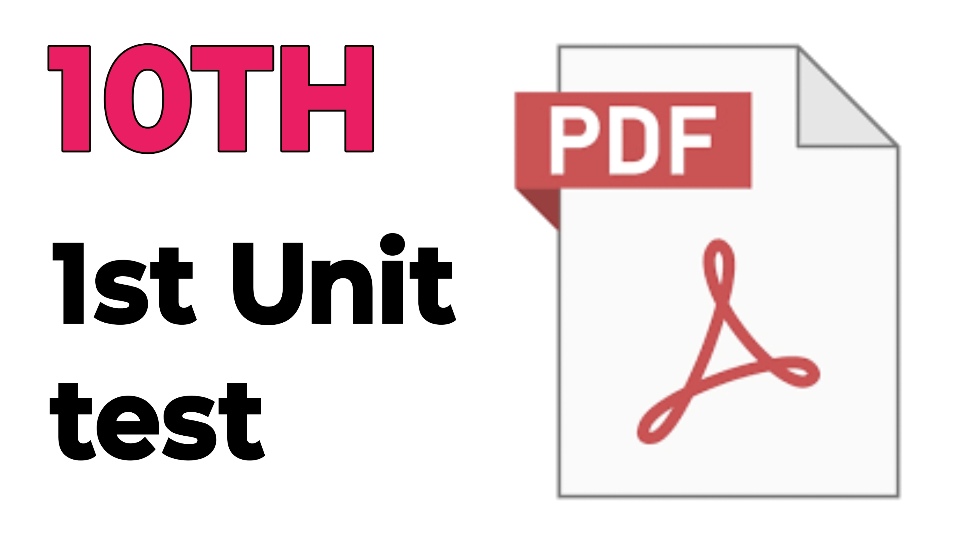 10TH  -  Marathi ( 10th 1st unit test 2023 )