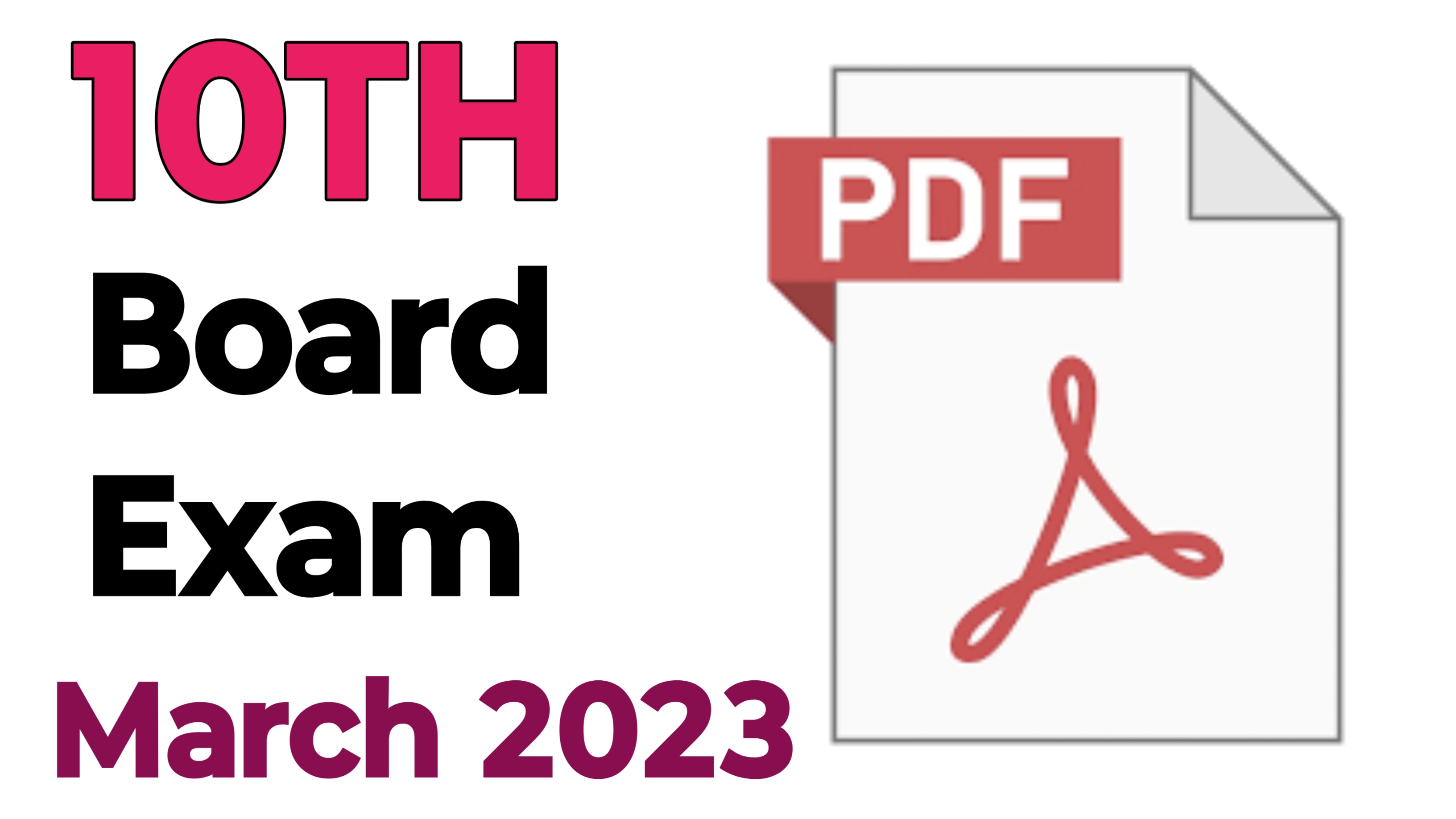 10TH  -  English ( 10th March 2023 )