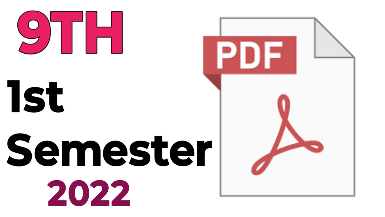 9TH  -  Marathi ( 9th 1st semester 2022 )